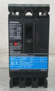SIEMENS ED43B045 CIRCUIT BREAKER 45 A 480V 3P FREE 2-DAY SHIPPING - Picture 1 of 7