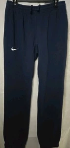 Nike Stadium Club Fleece Sweat Pants Joggers, Sz Large, Drk Blue - Picture 1 of 11