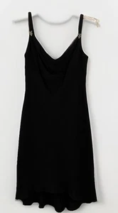 Van-Picone 1990er Jahre schwarz Strass ABEND Midikleid Vintage Damengröße 8 gebraucht, in einwandfreiem Zustand - Bild 1 von 11
