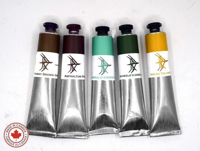 The World's Rarest Colors - Victorian Era Set - 50ml - Handmade Oil Paint - Image 1 of 4