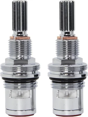 Juego de válvulas cerámicas 1 001 latón 1 002 cromo sin plomo cobre repuesto Newport Foto 1 de 4