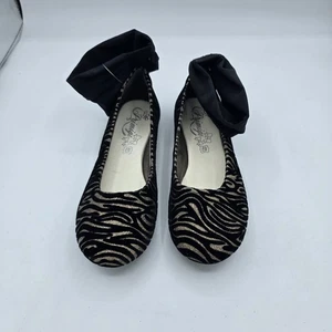Scarpe Primigi giovani ragazze 35 moda cinturino alla caviglia abito ballerine nero oro - Foto 1 di 8