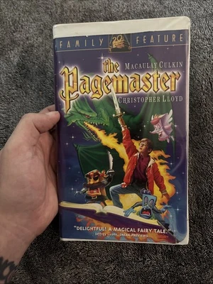 The Pagemaster (VHS, 1995, Clamshell) Macaulay Culkin Christopher Lloyd - Image 1 of 4