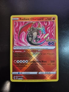 Radiant Charizard 011/078 Pokemon GO Ultra Rare Holo Set Shiny Pokemon Karte NM - Bild 1 von 6