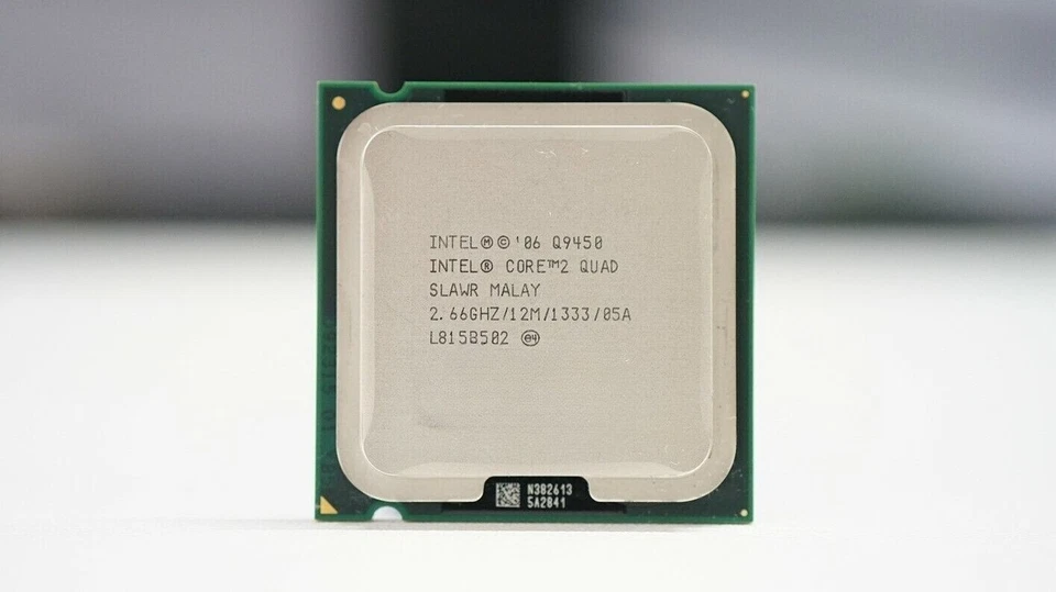 Intel Core 2 Quad Q9450 SLAWR 2.66GHz Quad-Core LGA 775 CPU Processors - Image 1 of 1