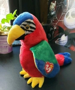 TY Beanie Buddy Jabber the Parrot - Picture 1 of 5