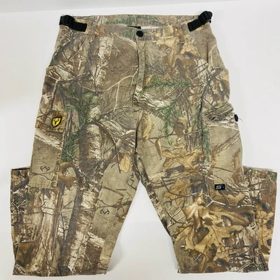 Pantalones camuflados Scent Blocker para hombre L cargo S3 RealTree campo de caza Ripstop Foto 1 de 4