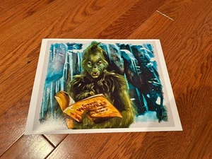 Fotografía con impresión artística de Navidad de GRINCH 8”x10 póster Jim Carrey Dr Seuss - Imagen 1 de 2