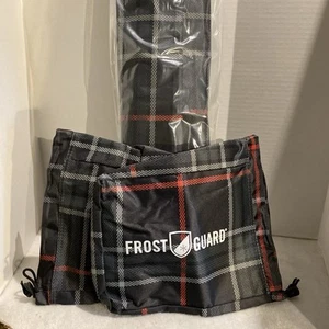 FROST GUARD CAR WINDSHIELD COVER #52890 - Black Gray Red Wh - NO MORE SCRAPING! - Picture 1 of 3