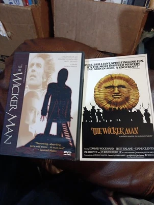 The Wicker Man 1973 DVD NM Original Theatrical Version Christopher Lee Fast Ship Foto 1 de 4