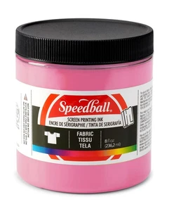 Speedball Stoff Siebdruck Tinte, 8-Unze, Zuckerwatte Rosa für T-Shirt... - Bild 1 von 8