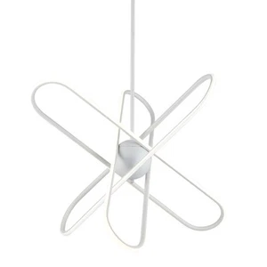 Trans Globe Lighting MDN-1587 Nightingale 25"W LED Sputnik - White - Picture 1 of 11