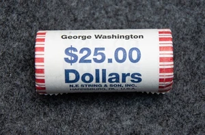 2007 D George Washington 1 $ Presidential Dollar Rolle 25 $ Münzen. - Bild 1 von 3