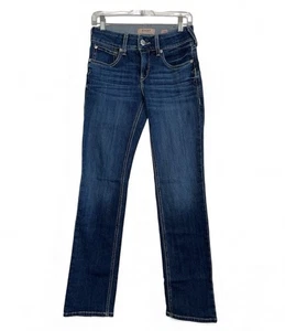 Ariat REAL Perfect Rise Abby Straight Jeans - Größe 26R Mackenzie Blue - Bild 1 von 8