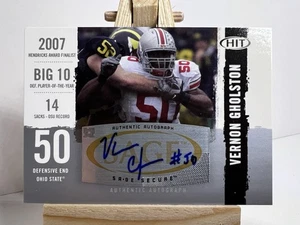 2008 SAGE HIT VERNON GHOLSTON Auto Ohio State Jets RC Rookie - Picture 1 of 3