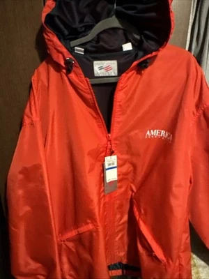Perry Ellis America Poppy Red Jacket 620  Mens XL, NWT - Image 1 of 4