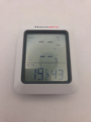 ThermoPro TP65BW Wireless Indoor Outdoor Thermometer Read No Sensor Included - Image 1 of 2