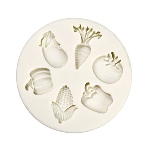 Fondant Chocolate Mould Vegetable Shaped Resin Molds Baking Decors Mold Nonstick - Picture 1 of 7