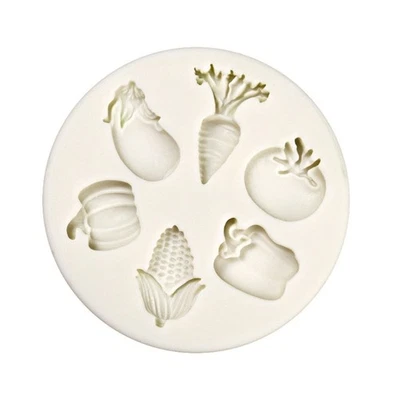 Fondant Chocolate Mould Vegetable Shaped Resin Molds Baking Decors Mold Nonstick - Image 1 of 4