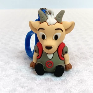 Goat Ghost Busters Keychain 2" Goat Backpack Clip - Picture 1 of 5