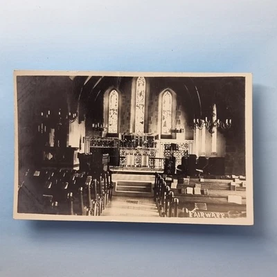Fairwarp Postcard East Sussex C1920 Real Photo Christ Church - Image 1 of 2