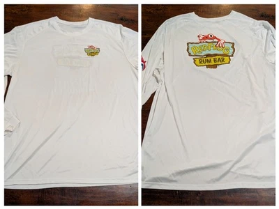 Camisa de natación para hombre Carnival Cruise Lines Red Frog Pub blanca protector contra erupciones 50 SPF 2XL Foto 1 de 4