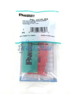 Panduit PSL-DCPLRX Einbau RJ45 Stecker Verriegelungsgerät, 10 pro Packung + Werkzeug ~ STSI - Bild 1 von 3