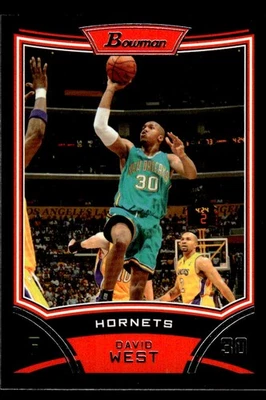2008 Bowman #48 David West Near Mint - Image 1 of 2