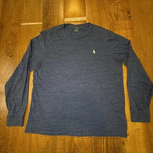 Camiseta Polo Ralph Lauren Para Hombre M Azul Manga Corta Clásica Manga Larga - Imagen 1 de 8