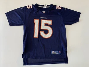 DENVER BRONCOS TIM TEBOW #15 Youth Jersey Size Large 14-16 Blue Reebok - Picture 1 of 5