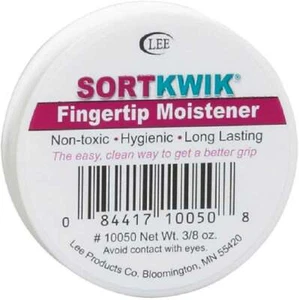 Sortkwik Fingertip Moisteners, sold as one 3/8 oz, Pink - Picture 1 of 4