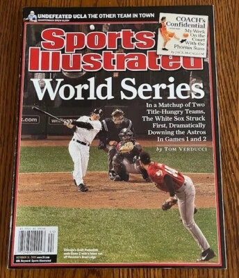 2005 Sports Illustrated Oct 31 World Series White Sox Scott Podsednik Newsstand - Image 1 of 2