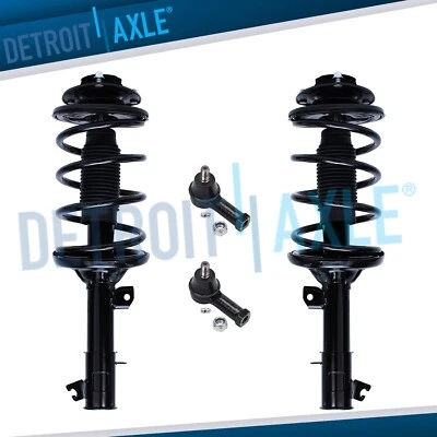 Front Struts w/ Coil Springs Outer Tierods Kit for 2001 - 2006 Hyundai Santa Fe - Image 1 of 4