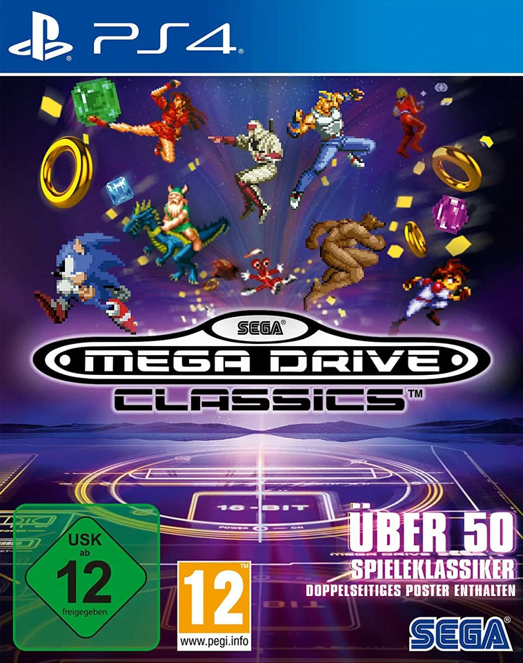 PS4 SEGA Mega Drive Classics - 50 Retro Spiele - NEU & Verpackt - Playstation 4 - Bild 1 von 4