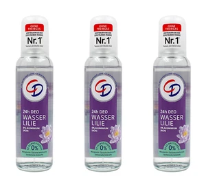 CD Wasser Lilie Deodorant Deo Pump Spray , 3x75ml EAN4045612007555 - Bild 1 von 1