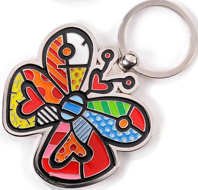 Romero Britto брелок бабочка ** новый ** - Изображение 1 из 4