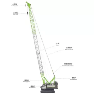 ZOOMLION 1:50 ZCC1000V Crawler Crane Construction Machine Vehicles Diecast Model - Picture 1 of 12