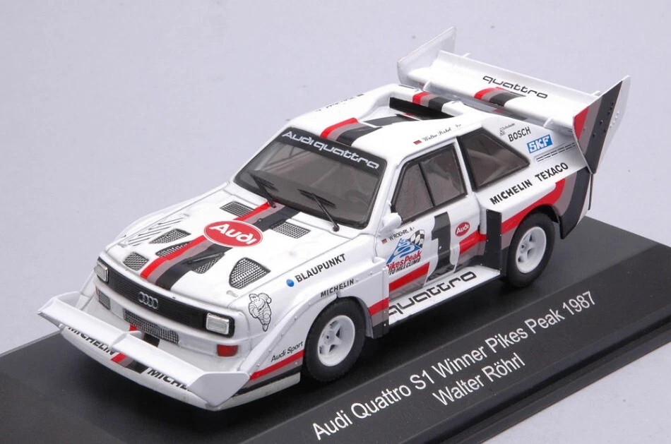 CMR Classic Model Replicars AUDI QUATTRO S1 N.1 WINNER PIKES PEAK 1987 WALTER RO - Immagine 1 di 1