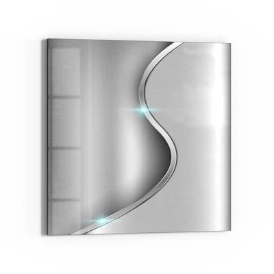 DEQORI Magnettafel Glas 'Polierte Oberfläche' beschreibbar Whiteboard, v. Ausf.