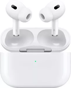 Apple AirPods Pro 2 Blanc avec Étui de Charge USB-C Écouteurs Intra-auriculaires MTJV3AM/A - - Photo 1 sur 5