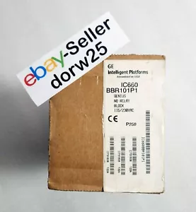 GE FANUC IC660BBR101P1 GENIUS BLOCK I/O MODULE NEW IC660BBR101 SEALED - Picture 1 of 2