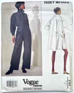 Rare Vintage Vogue 2757. Issey Miyake Top & Pants. Sz 10. UNCUT FF. OOP - Picture 1 of 2