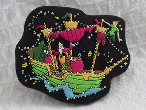 Disney 50th Main Street Electrical Parade Glow n Dark Magnet Peter Pan Hook Ship - Picture 1 of 7