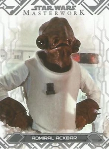 Star Wars Masterwork 2017 - #61 "Admiral Ackbar" Base Card - Picture 1 of 1
