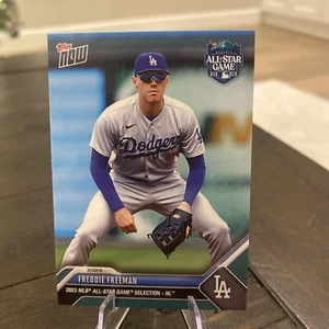 2023 Topps NOW All Star Fanfest Exclusive Green SP Freddie Freeman ASG-FF Dodger - Picture 1 of 2