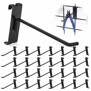 60 Pcs Gridwall Hooks 6 Inch Grid Wall Hook Display for Gridwall Panels 20 Lb... - Picture 1 of 8