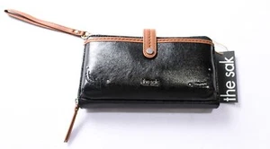 The Sak Women's Iris Large Smartphone Crossbody Bag BE5 Black Onyx One Size - Picture 1 of 12