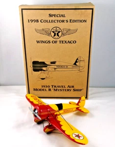 Wings Of Texaco 1998 Collectors Edition 1930 Travel Air Model R Mystery Ship Yel - Bild 1 von 14