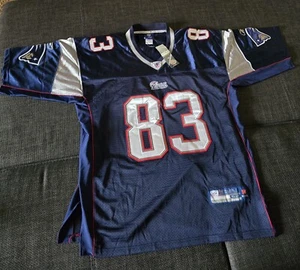 Reebok NFL New England Patriots #83 Wes Welker Stitched Jersey Size 52 On Field - Picture 1 of 5