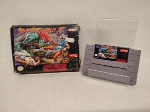 Street Fighter II 2 Super Nintendo SNES Capcom NTSC USA Boxed NO MANUAL - Picture 1 of 12